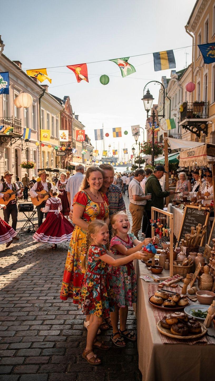 Ceļojuma karte, kas attēlo skaistākos Latvijas ainavas un maršrutus tūrisma izpētei.